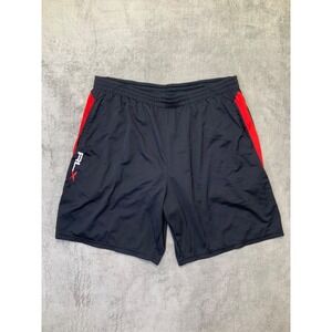Ralph Lauren RLX Shorts Mens L Black Lined Surf trunks"Excellent Used Condition"